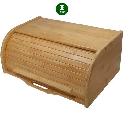 China Freshness Keeping Bread Box Bamboo, Wooden Box Storage Boxes, Kitchen Countertop Organizer Wooden Storage Box Bread Storage for sale