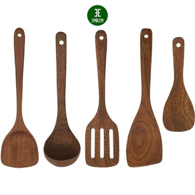 China Viable Non-stick Kitchen Utensil Set Special Spatula Kitchen Cooking Wooden Shovel Wooden Spoon Kitchenware Set for sale