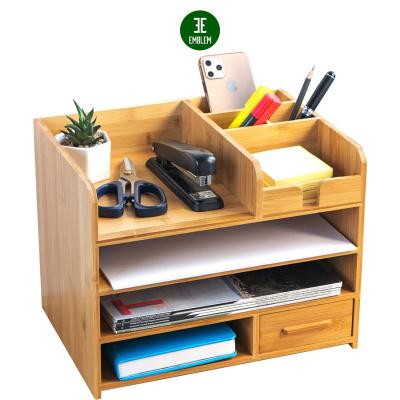 China Organize and Store a Wide Variety of Items Home Office Bamboo Desk Drawer Organizer, Bamboo Desk Organizer for sale