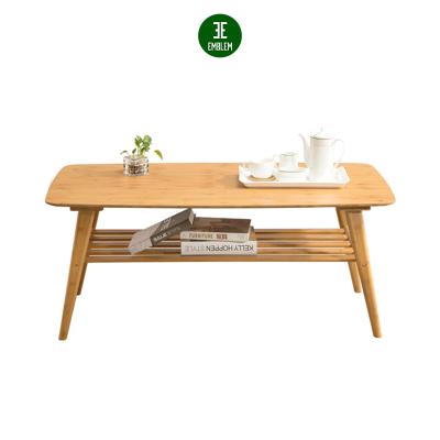 China Natural Simple Design Coffee Table Foldable Coffee Table, Bamboo Tea Side Table, Multi-Layer Industrial Cocktail Table for sale