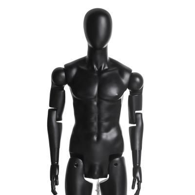 China Man Adjustable Mannequin HM01BKEG Articulated Arm Mannequin Movable Flexible Attached Male Mannequin Full Body Adjustable Mannequin for sale