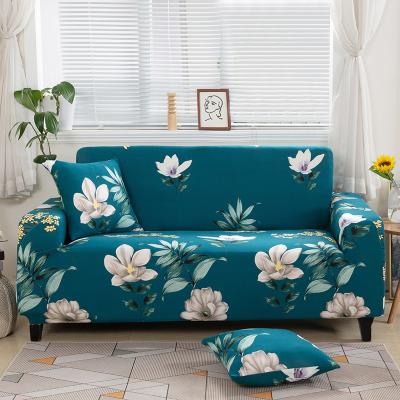 China Elastic Stretch Sofa Cover, 2021 Latest Print Design Elastic Comfort Covers Wholesale Breathable Slipcover Sofa, Spandex Magic Knit Sofa Cover Stretch for sale