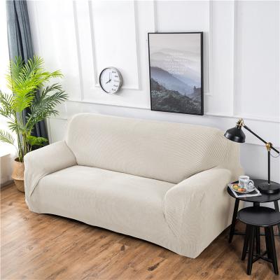 China 2021 Fashion Comfort Sofa Cover Stretch 3 Seater Sofa Cover Furniture Polyester Elastic Sofa Cover Elastic Top Protector Wholesale Soft for sale