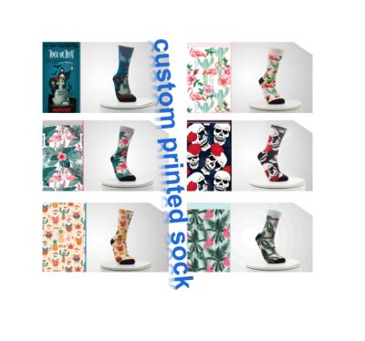 China Factory direct sales cotton socks fashion sporty print Christmas pattern cute women's cute socks slouch socks for sale