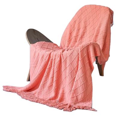 China Professional China Supplier Anti-bacteria Nap Simple Breathable Sofa Cashmere Covering Travel Blanket for sale