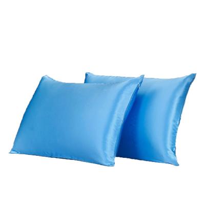 China Silk satin pillow cover for hotel and office pillow case set anti-static luxury pillow cover and high quality silk for sale