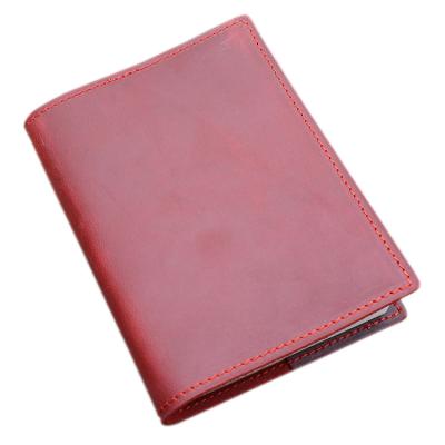 China Hardcover Book Cover Case Saffiano Leather Notebook Cattle Hide Vintage Real Leather Journal With Pocket for sale