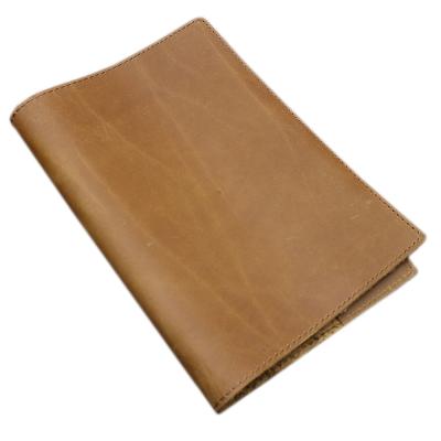 China High Quality Agriculture Business Notebook Cover A5 Fill Planner Soft Genuine Leather Cover With Sleeve for sale