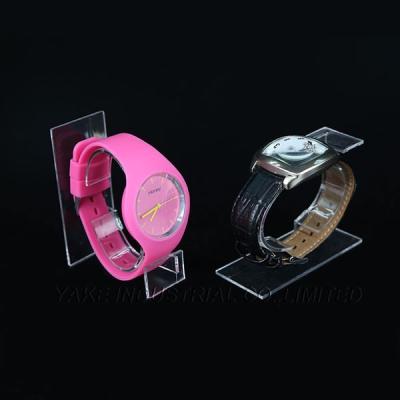 China Wholesale Acrylic Plastic Stand Watch Display Box For Stand Holder for sale