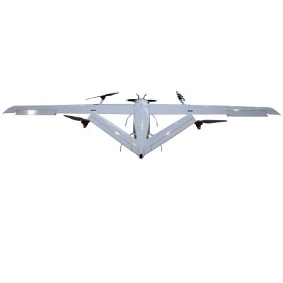 中国 Long Distance Vtol Fixed Wing Uav Vtol Drone Remote Control With Led Lights 販売のため