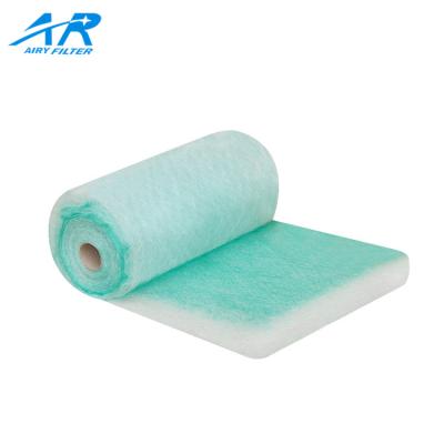 China Hotels 100MM Thickness Paint Stop Replace Filter Paint Booth Powder Coating Booth Paint Stop Filter for sale