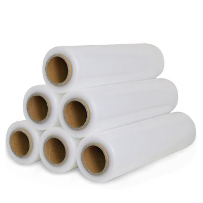 중국 Factory Price Pallet Polyolefin Lldpe Melt Hand Stretch High Quality Moisture Proof Customized Film Roll Wrapping Goods Transparent Film 판매용