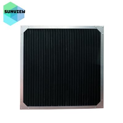 China Breathable PVC Greenhouse Light Trap Wall For Fan With Shutters for sale