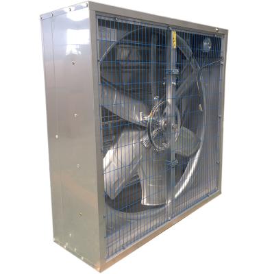 China Hotels 1220mm 48 Inch Hammer Type Exhaust Fan For Greenhouse With 100% Copper Wire Motor for sale