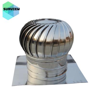 China Hotels 500mm Non Power Roof Fan Ventilation Fan 201 Stainless Steel for sale