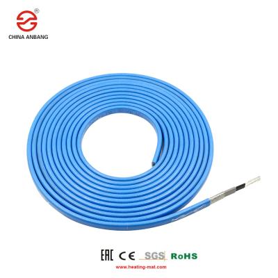 China Water Proof Pipe Defroster Freeze Protection Frost Tech Heat Tape Flat Wire Underground Self Regulating Heating Cable for sale