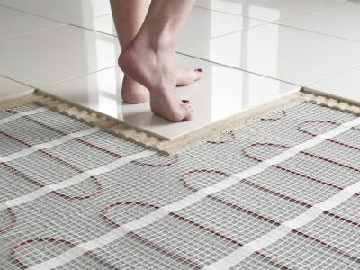 China Bathroom Floor Heating Mat For Electric Underfloor Heating Mat for sale