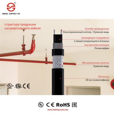 Cina 16W/M Used For Process Heat Trace Tape Temperature Maintenance Heating Trace in vendita