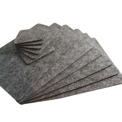 China Felt Absorbent Coasters Wholesale Durable Mats Wool Felt Cup Coaster Eco-Friendly Heat Resistant Drinking Table Accessories for sale