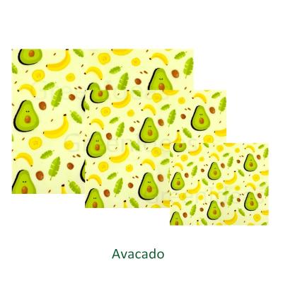 China Nature Beeswax Food Wraps Sustainable Reusable Organic Eco Friendly Washable Reusable Storage Wrap Plastic Alternative Natural Food Wrap for sale