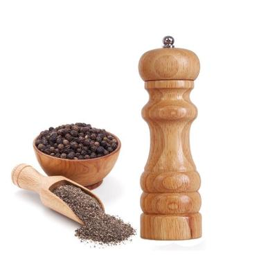 China Sustainable Eco-Friendly Ceramic Rotor With Strong Adjustable Salt Shakers Coarseness Pepper Grinders Kitchen Accessories for sale