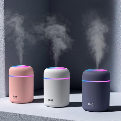 China New China-chic USB Atomizer 300ml car home hotel school school air ultrasonic humidifier with led night light for sale