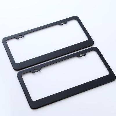 China No Car Vehicle Number Universal Promotional Decorative Cheap License Plate Holder for sale