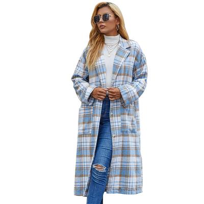 China Clothing Soft Winter Women Plaid Fleece Jacket Casual Coats Fashion Street Style Anorak Jacket For Female for sale