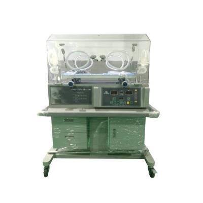 China RC-BIN3000B metal hospital neonatal infant baby incubator with skin and air temp control and with drawer for sale