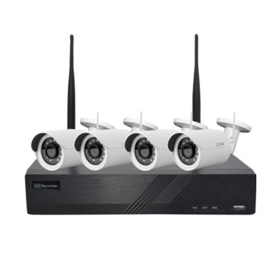 China 4ch NIGHT VISION Security Camera WiFi NVR System Kit CCTV Surveillance IP Camera Wireless Kit WF-9304BNN for sale