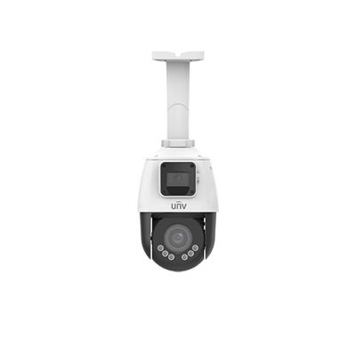 China Human Motion Tracking IPC9312LFW-AF28-2X4 Uniview CCTV System 2*2MP Lighthunter Double-Lens Network PTZ Camera Mini Size for sale