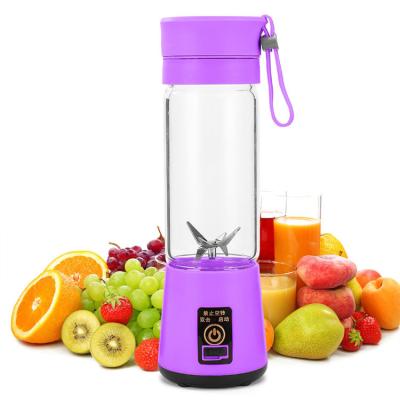 China LK239 USB Blender High Quality Viable Popular Mini Electric Portable Rechargeable Travel 380ml 400ml Fruit Juicer for sale