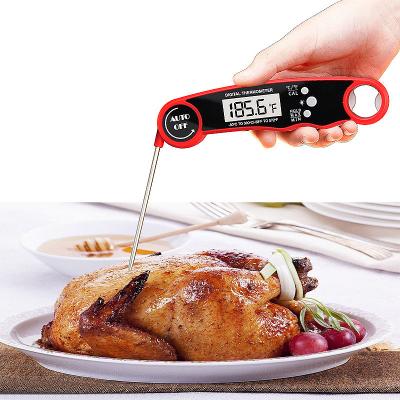 China Temperature Testing LK246 Kitchen Grill Milk Oven Waterproof Magnetic Bottle Opener Digital Foldable Instant Read Meat Food Thermometer With Probe for sale