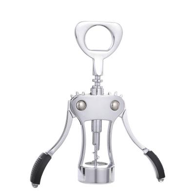 China Automatic Wine Opener LK113 Wing Corkscrew Wine Bottle Opener Premium Zinc Alloy With Multifunctional Bottle Opener Rise for sale