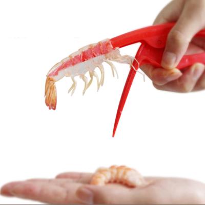 China Viable LK101 Prawn Peeler Lobster Kitchen Instruments Cooking Seafood Handy Tools Plastic Skin Shrimp Tool for sale