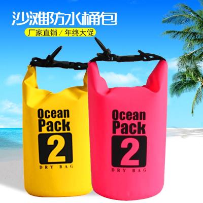 China 2019 Daily Net Drift Bag PVC Outdoor Waterproof Bucket Bag for sale