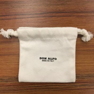 China LOW MOQ custom wholesale logo and size cotton jewelry pouches chiffon bags with logo 7*9cm for sale