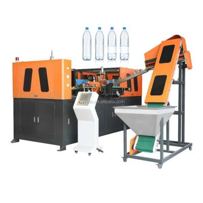 China Full Automatic Bottle 4 Caviies PET Water Bottle Blow Molding Machine For Soda Bottles for sale