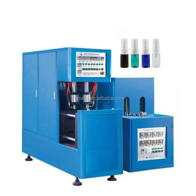 China 1000BPH Semi-automatic Bottled Water Production Line 2 Cavity Pet Bottle Blowing Machine for sale