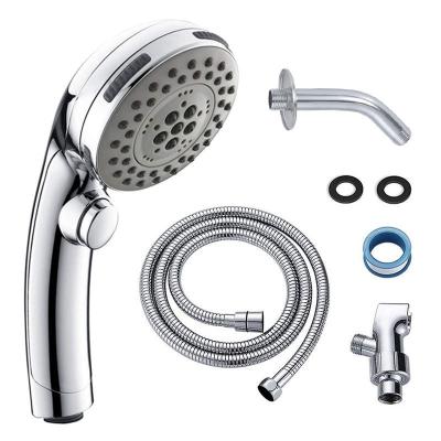 China Without Switch 5 Function Electroplating Shower Head for sale