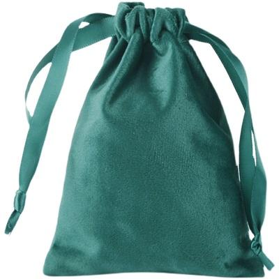 China Promotional Velvet Drawstring Fabric Velvet Folding Cosmetic Bags For Sale for sale