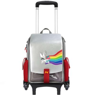 China Travel Waterproof Lightweight Trolley Detachable Kids School Bags for sale