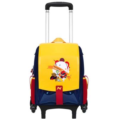 China Waterproof Six Wheeler Waterproof Bags For Kids School Bags for sale