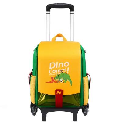 China Wholesale Waterproof Water Resistant Fashion Trending Kids Trolley School Bags for sale