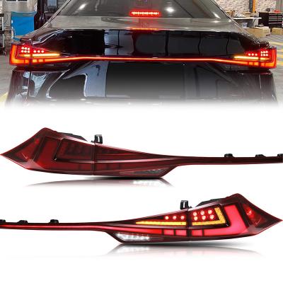 China Modified Autolamp Glistuning LED Tail Lights Compatible with Lexus IS300 IS350 2013-2019 Sequential Indicator Rear Lamp Assembly for sale