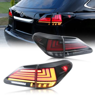 China Modified Autolamp Glistuning Glistuning LED Tail Lights Compatible with Lexus RX350 RX450 2009-2015 Sequential Indicator Rear Lamp Assembly for sale