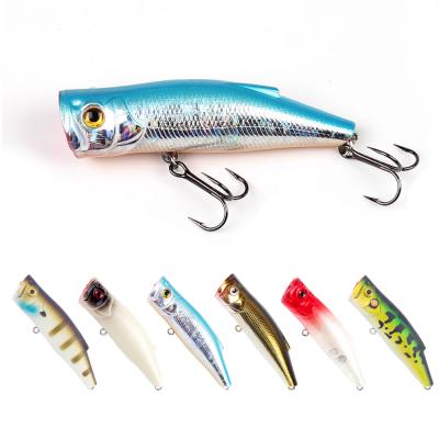 China WEIHE Plastic 10g 20g Simulated Plastic Hard Snap Bait Fishing Lure With Feather For All Top Water for sale