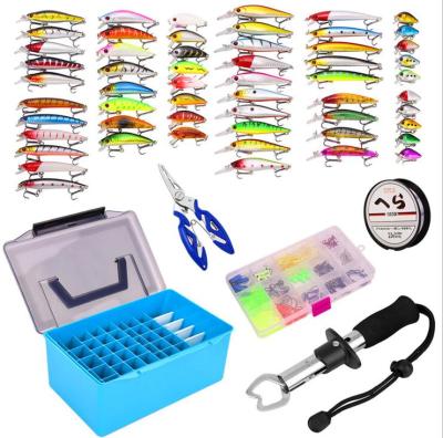 China PP+WEIHE High Carbon Steel 145pcs VIB Simulate For Lure Combo Bait Fishing Lure Set Artificial Kit for sale