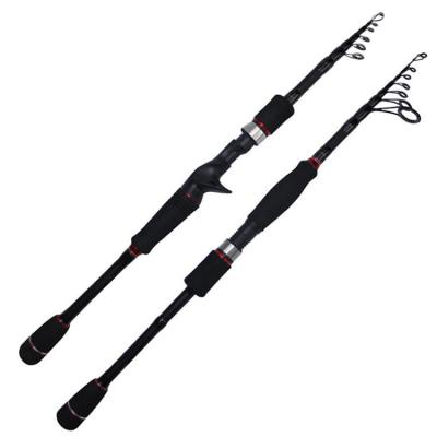 China Spin Casting Fishing Rod Lure Fishing Rod 1.9-2.7M Carbon Fiber Telescopic For Carp Bass Trout WH-R020 liesha for sale