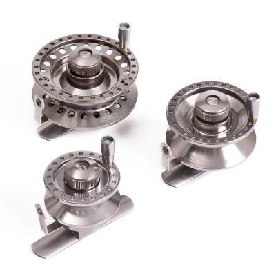 China LEFT HAND WEIHE Full Metal Former Ultralight Ice Fishing Reels Wheel Fly Fishing Reel CNC Machined Aluminum for sale